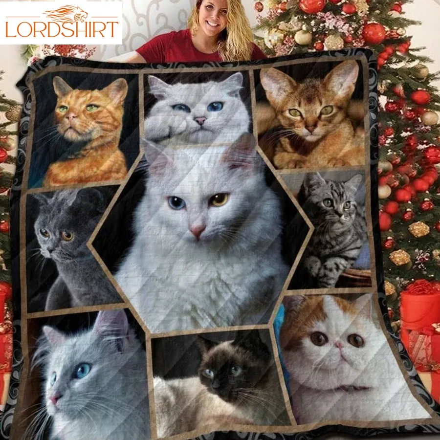 Cat Hexa 3D Customized Quilt