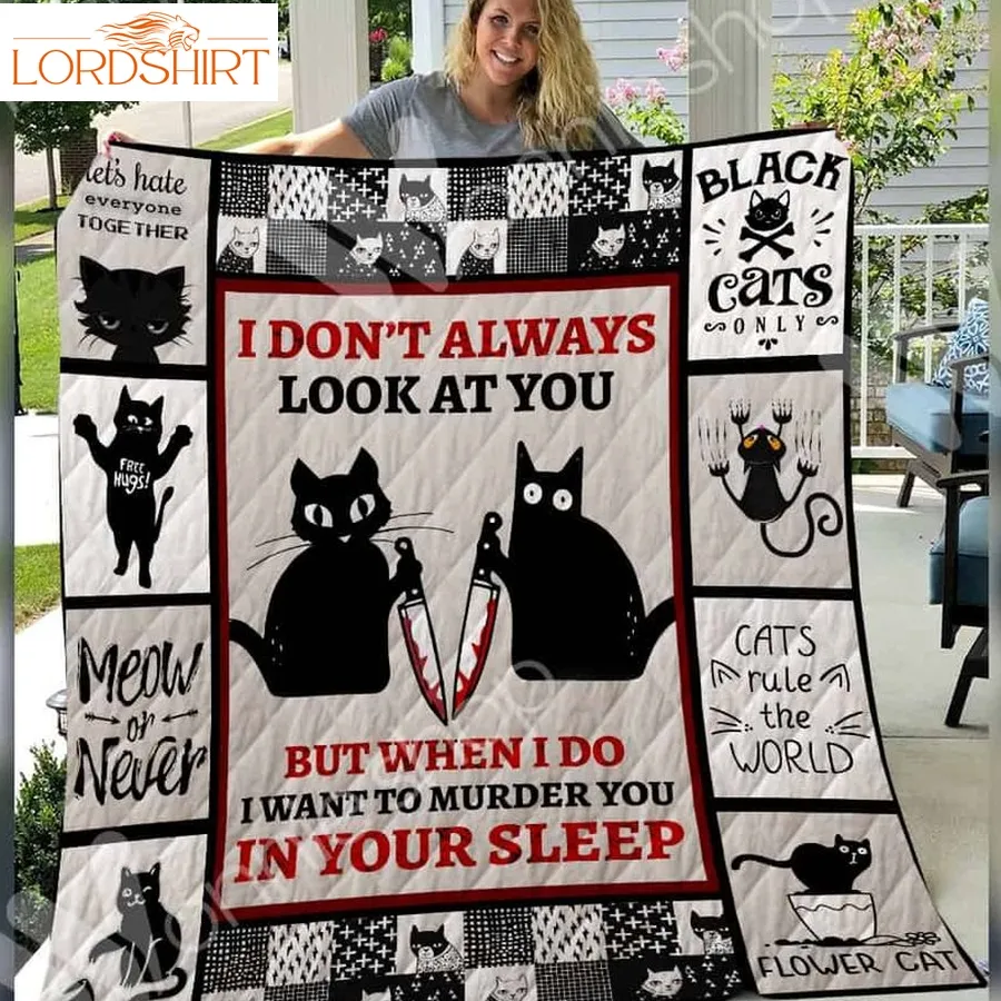 Cat In Your Sleep 3D Quilt Blanket