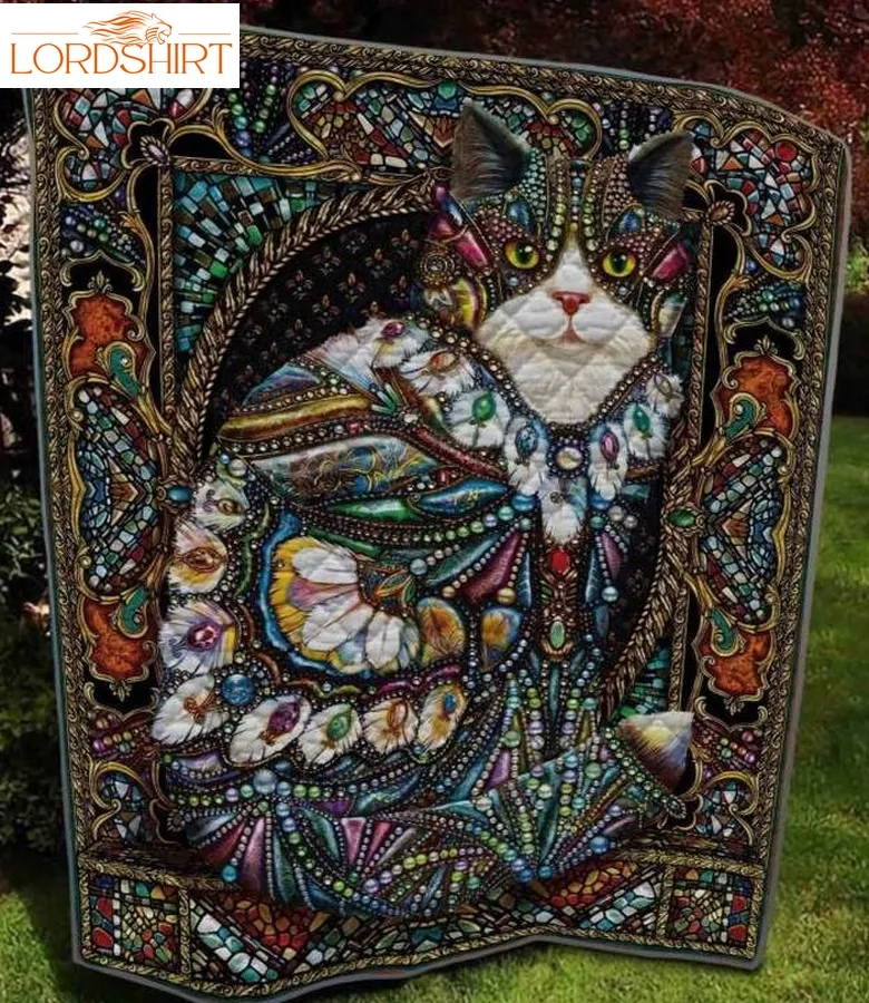 Cat Jewerly 3D Customized Quilt