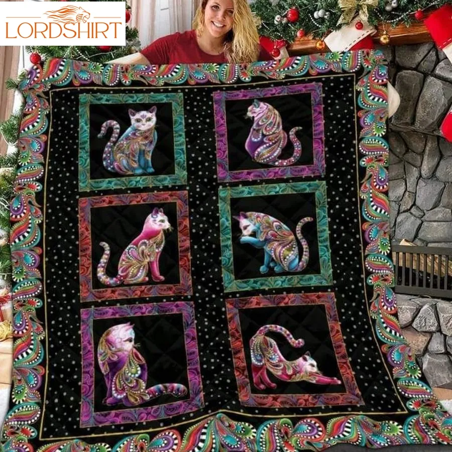 Cat Lc4some Love 3D Customized Quilt