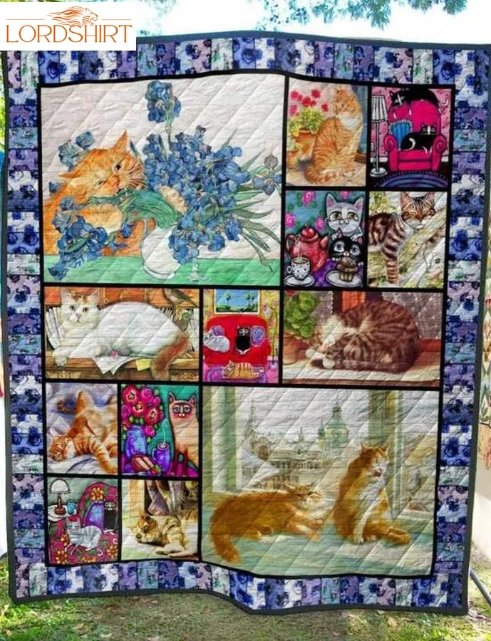 Cat Li Li Ly 3D Quilt Blanket