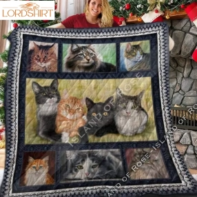 Cat Love Cat Love 3D Quilt Blanket