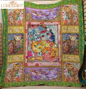 Cat Lovers 3D Customized Quilt