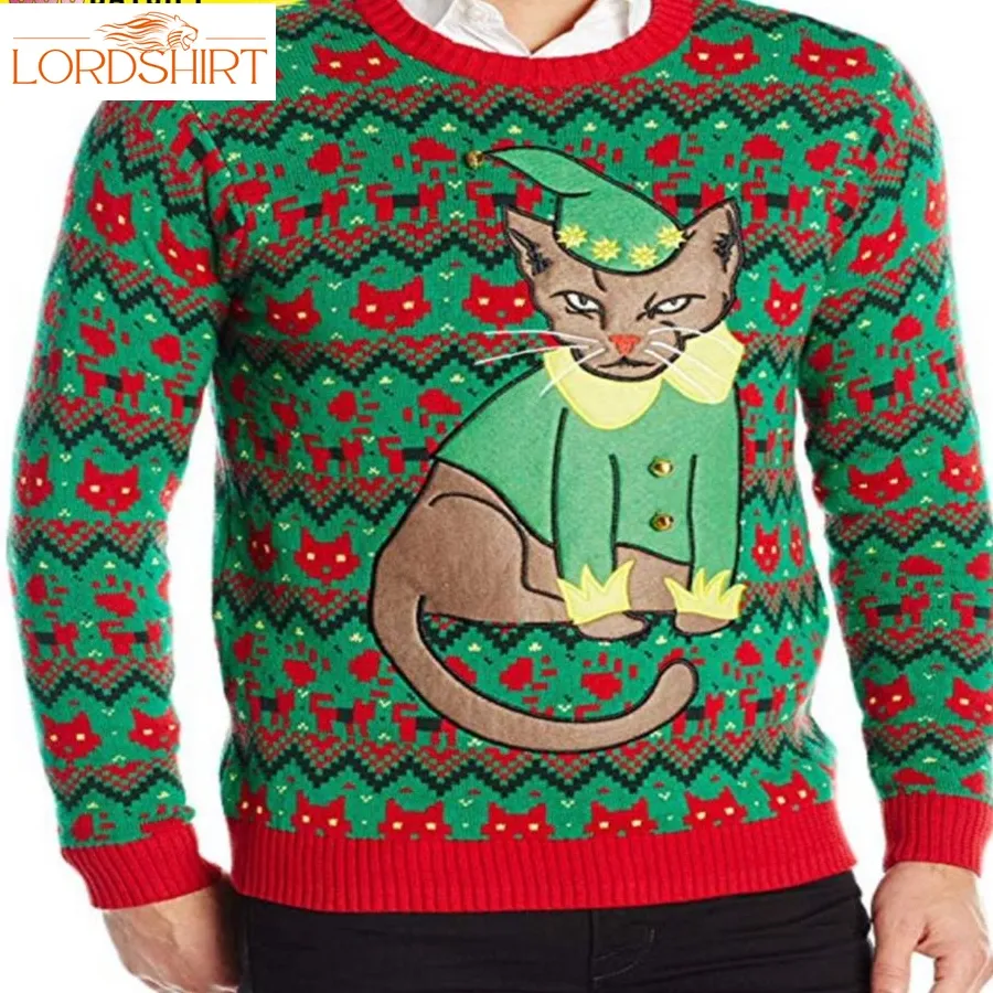 Cat Merry Christmas Cat Ugly Christmas Sweater