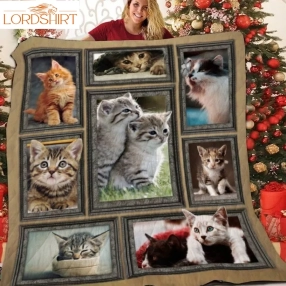 Cat Reality Love 3D Customized Quilt