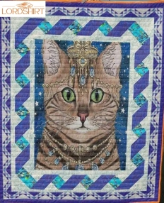 Cat Royal Cat 3D Customized Quilt