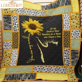 Cat Sunflower 3D Customized Quilt