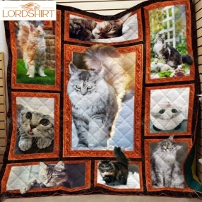 Cat That Love 3D Customized Quilt