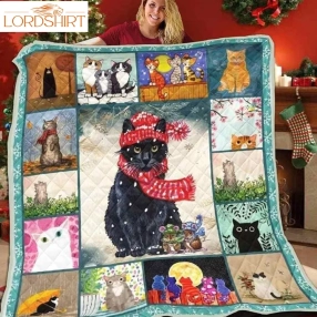 Cat The Shape Of Cat 3D Customized Quilt