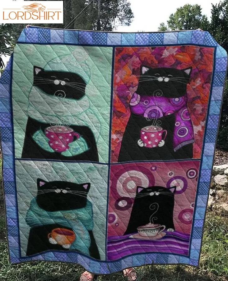 Cat Warm 3D Customized Quilt Blanket