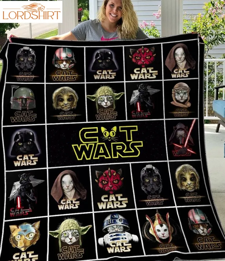 Cat Wars 3D Customized Quilt