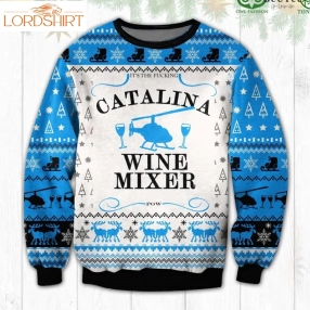 Catalina Wine Mixer Ugly Sweater Beer Drinking Christmas Limited