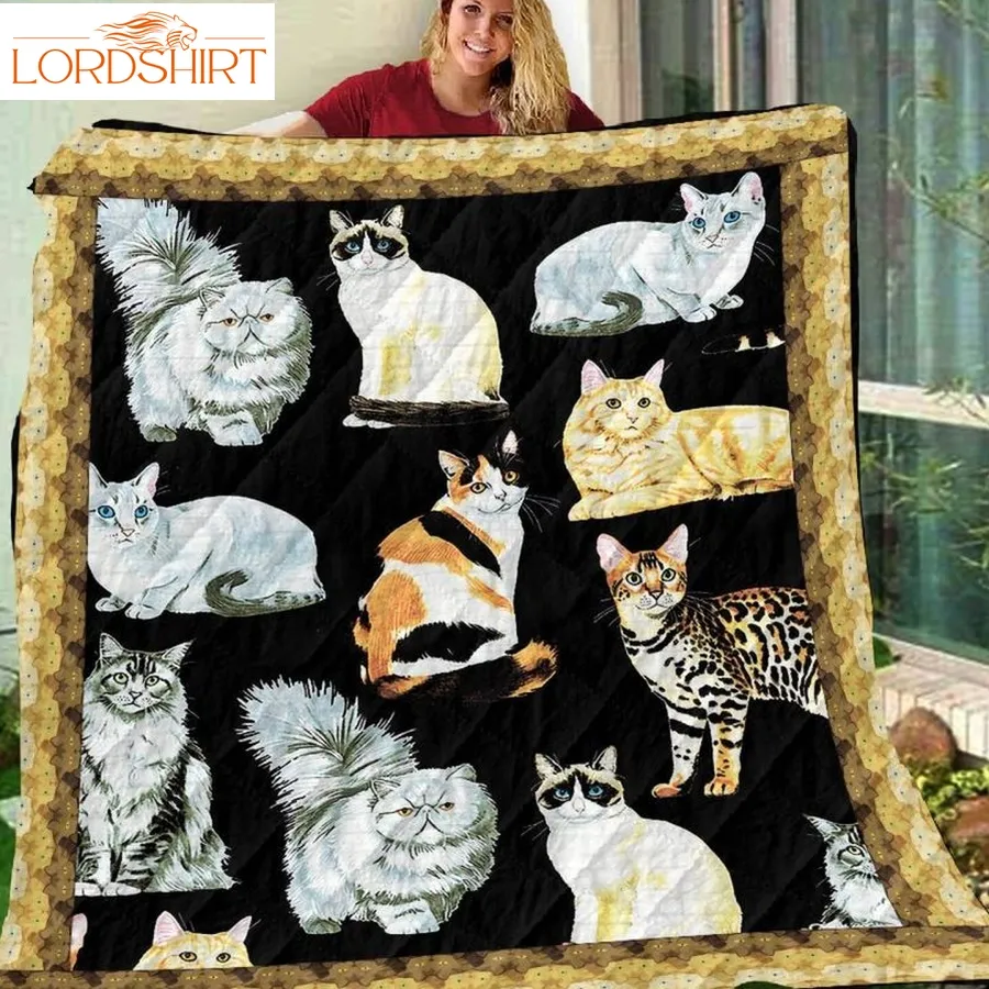 Cats 3D  Customized 3D Customized Quilt