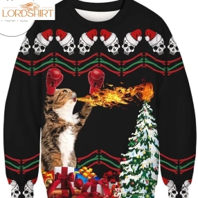 Cats Merry Christmas Ugly Sweater