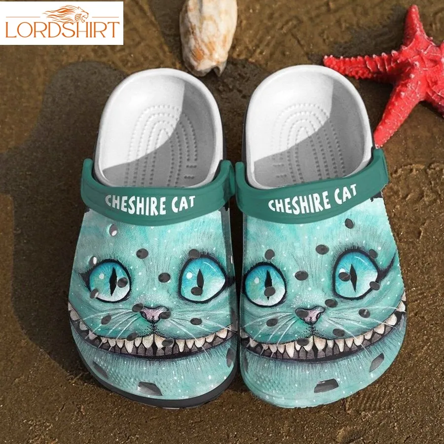 Cheshire Cat Alice Rubber Crocs Crocband Clogs