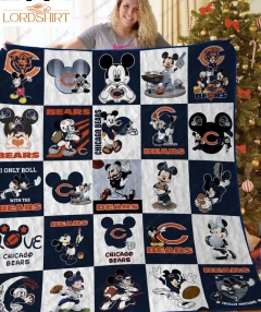 Chicago Bears Disney Quilt Blanket