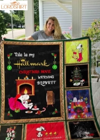 Christmas Snoopy 3D Quilt Blanket