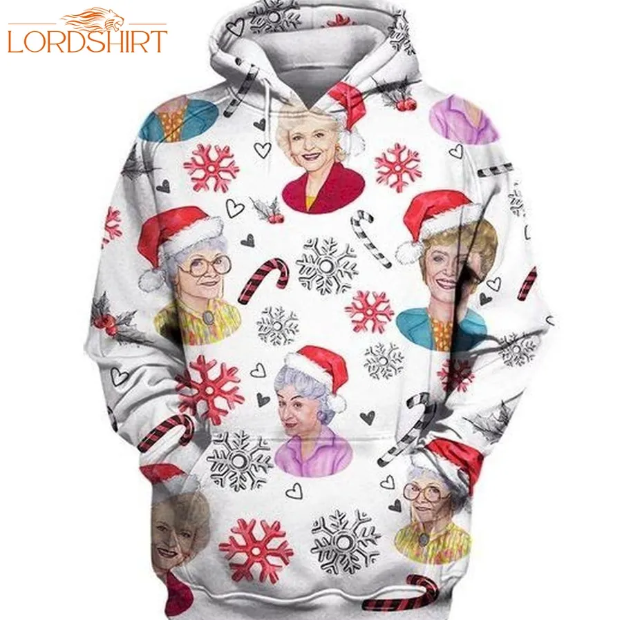 Christmas The Golden Girls 3D Hoodie For Men For Women All Over Printed Hoodie