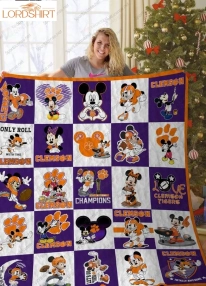 Clemson Tigers Disney Quilt Blanket