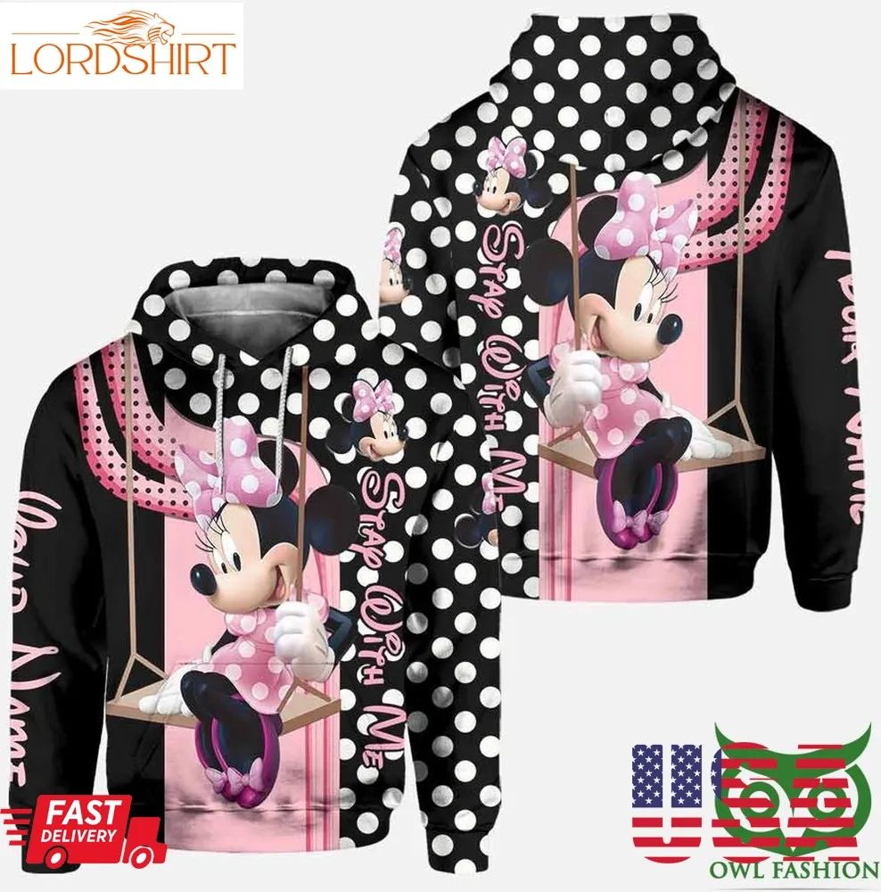 Custom Name Cute Mickey Stay With Me Mouse 3D Hoodie