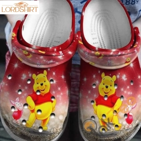 Cute Winnie The Pooh And Piglet Crocs Crocband Clogs  Shoes