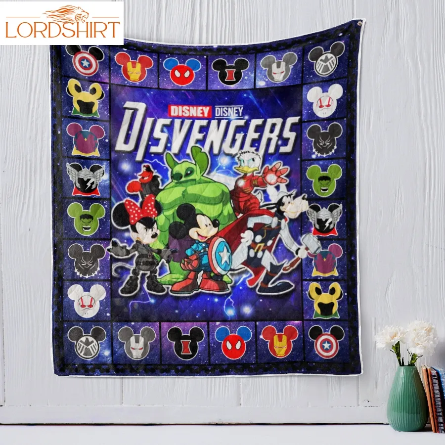 Disney Avengers Quilt Blanket Great Customized Blanket Gifts For Birthday Christmas Thanksgiving