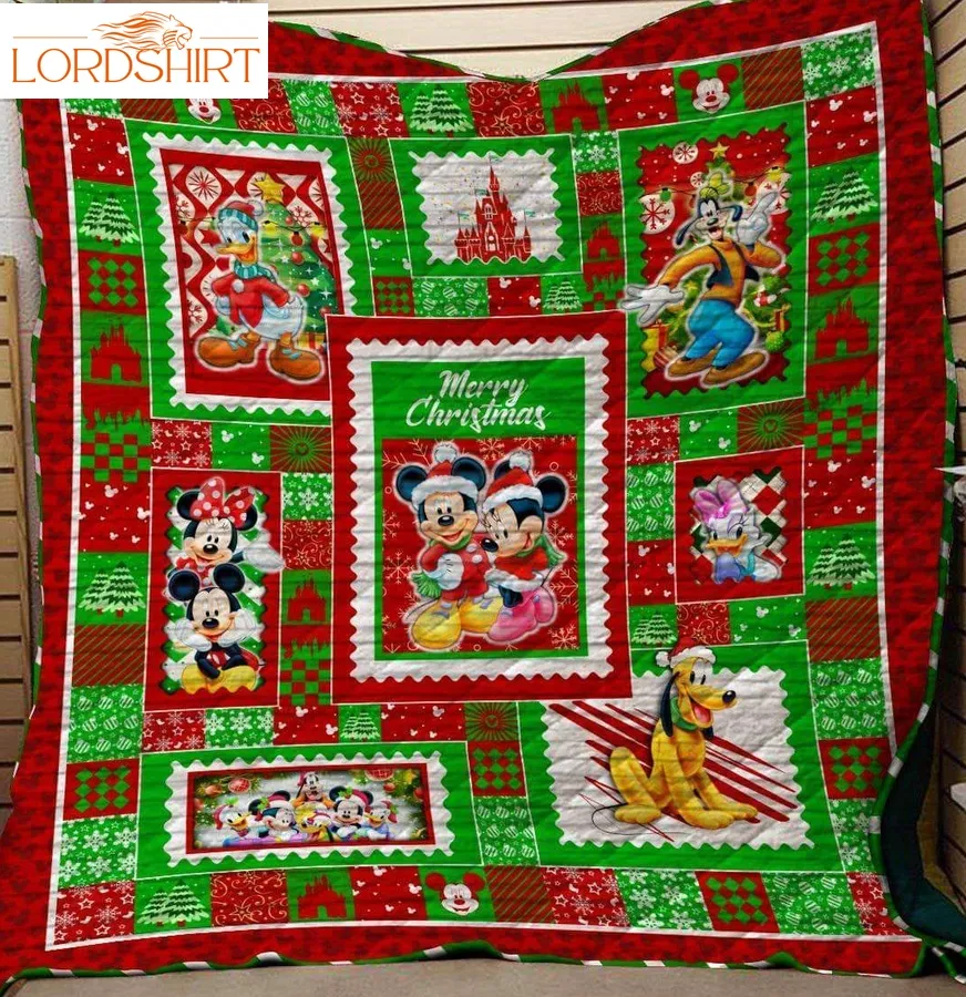 Disney Christmas Customize Quilt Blanket