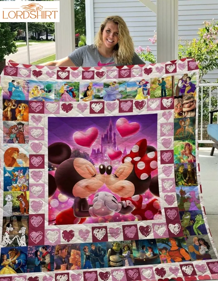 Disney Couples Customize Quilt Blanket