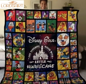 Disney Girls 3D Customized Quilt Blanket