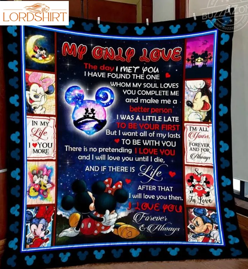 Disney My Love All Of My Lasts 3D Quilt Blanket