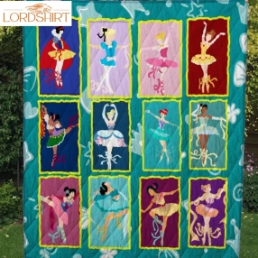 Disney Princess Ballet Customize Quilt Blanket