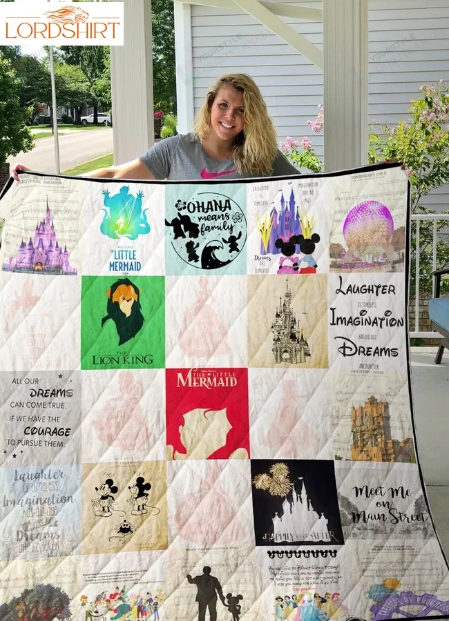 Disney Quilt Blanket For Fans