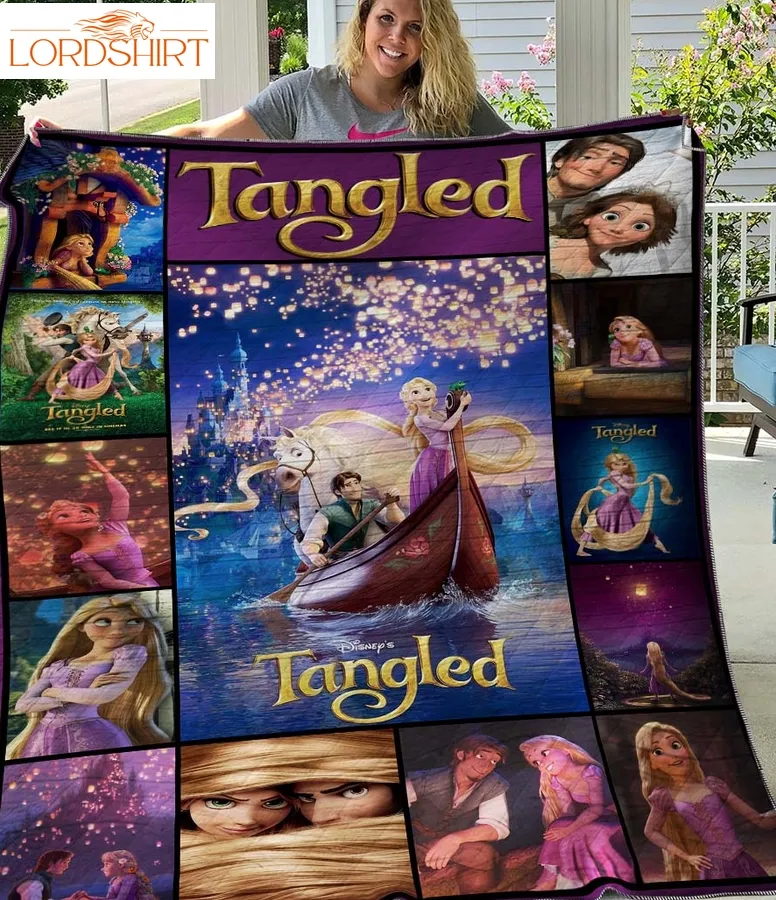 Disney Tangled Version 3D Customized Quilt