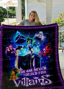 Disney Villains Quilt Blanket 01