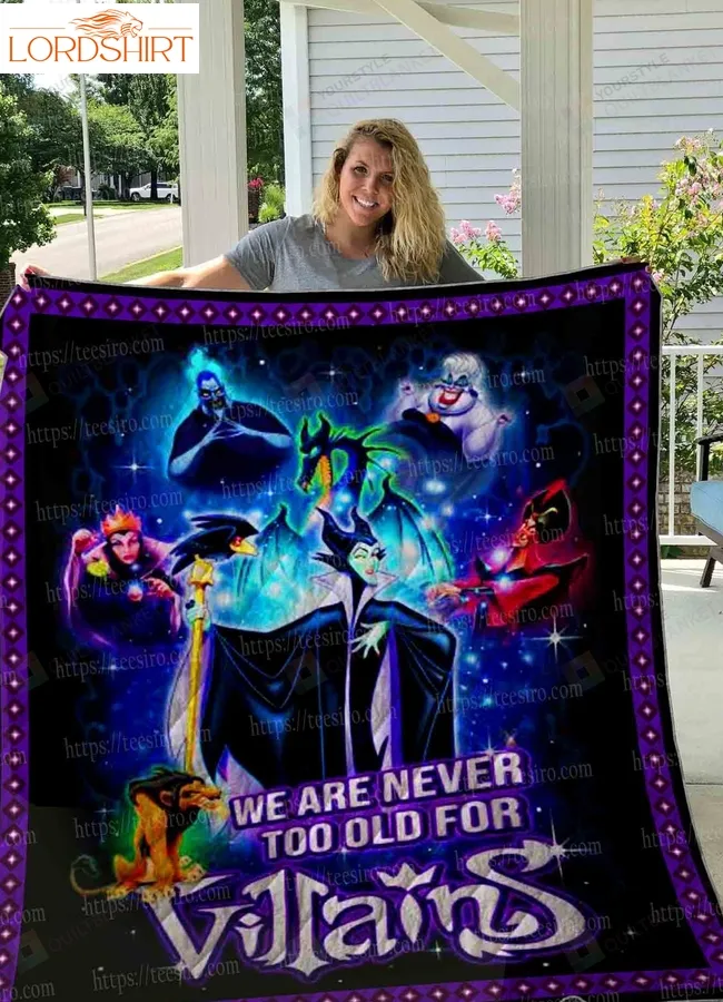 Disney Villains Quilt Blanket 01