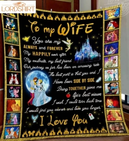 Disney Wife Side By Side 3D Quilt Blanket