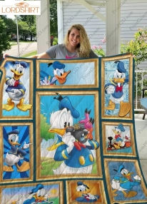 Donald Duck 3D Customized Quilt Blanket