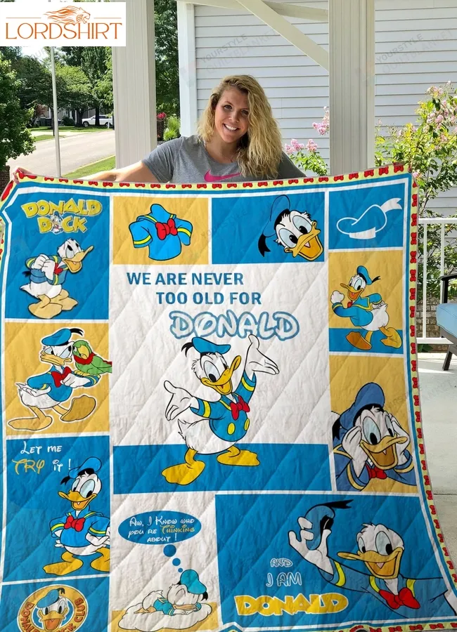 Donald Duck Quilt Blanket