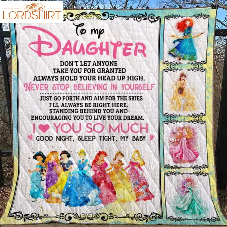 Don't Let Anyone Take You For Granted Disney Princess Blanket