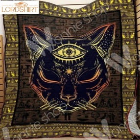 Egypt Cat 3D Customized Quilt