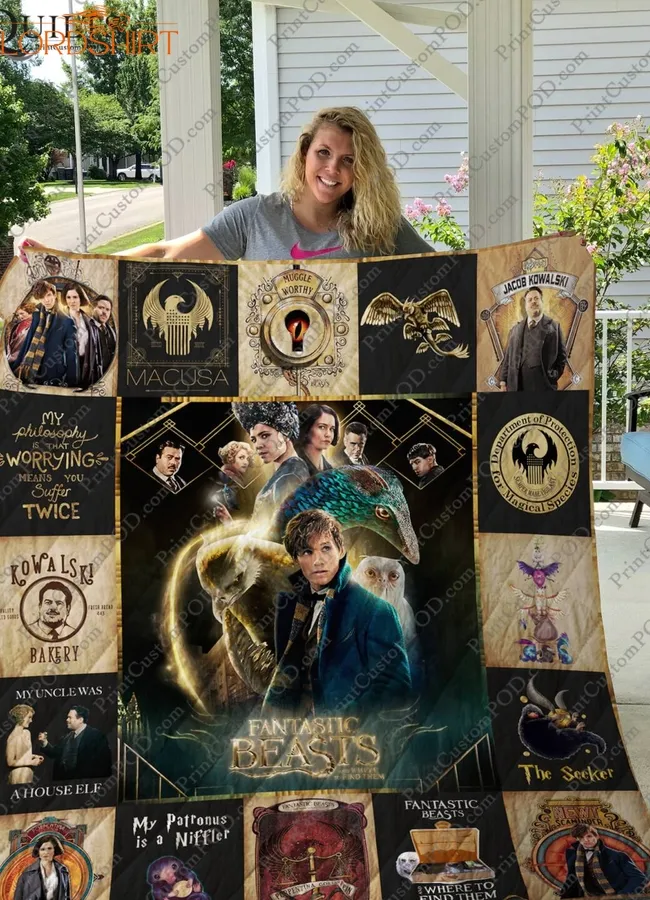 Fantastic Beasts And Where To Find Them 3D Customized Quilt Blanket