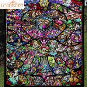 Favorite Disney Characters 3D Customized Quilt Blanket