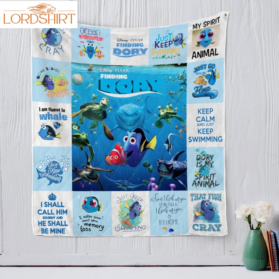 Finding Dory_2 Quilt Blanket