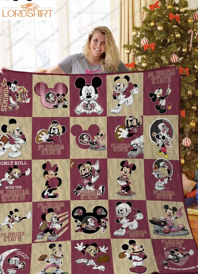 Florida State Seminoles Disney Quilt Blanket