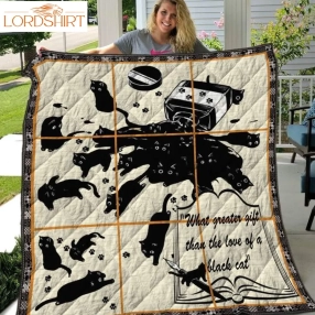 For Black Cat 3D Customized Quilt