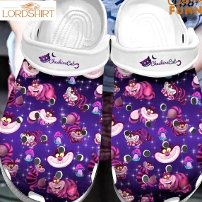 Funny Pink Cheshire Cat Crocs 1