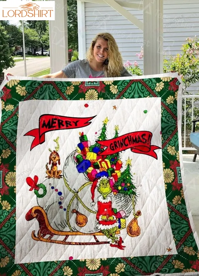 Grinch Quilt Blanket 01412