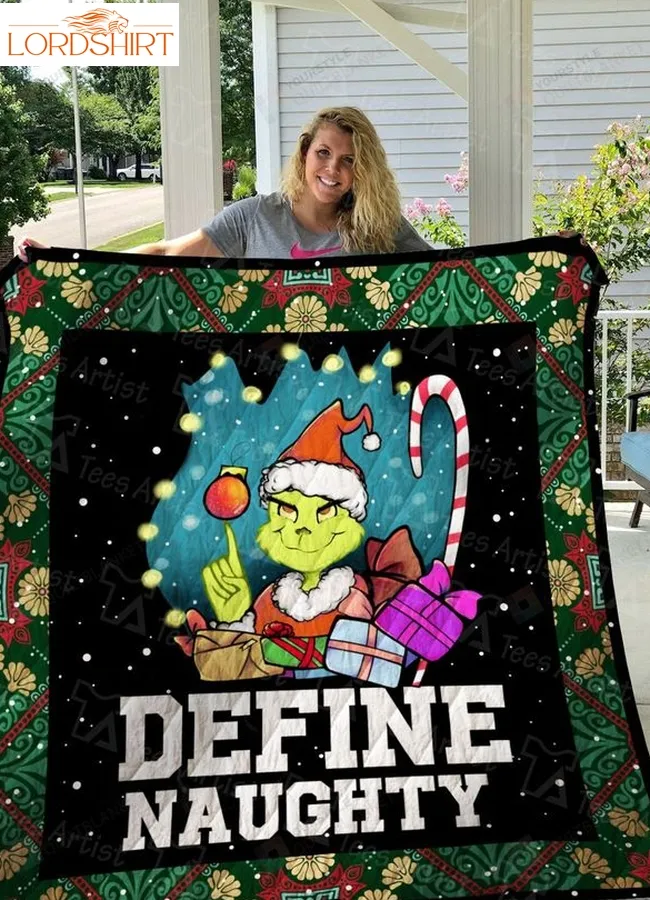 Grinch Quilt Blanket 01413