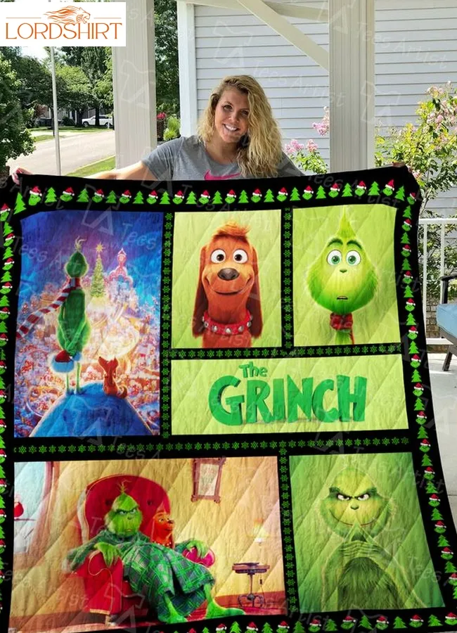 Grinch Quilt Blanket 01425