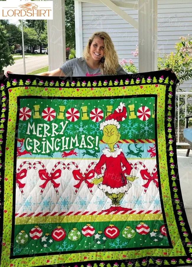 Grinch Quilt Blanket 01426